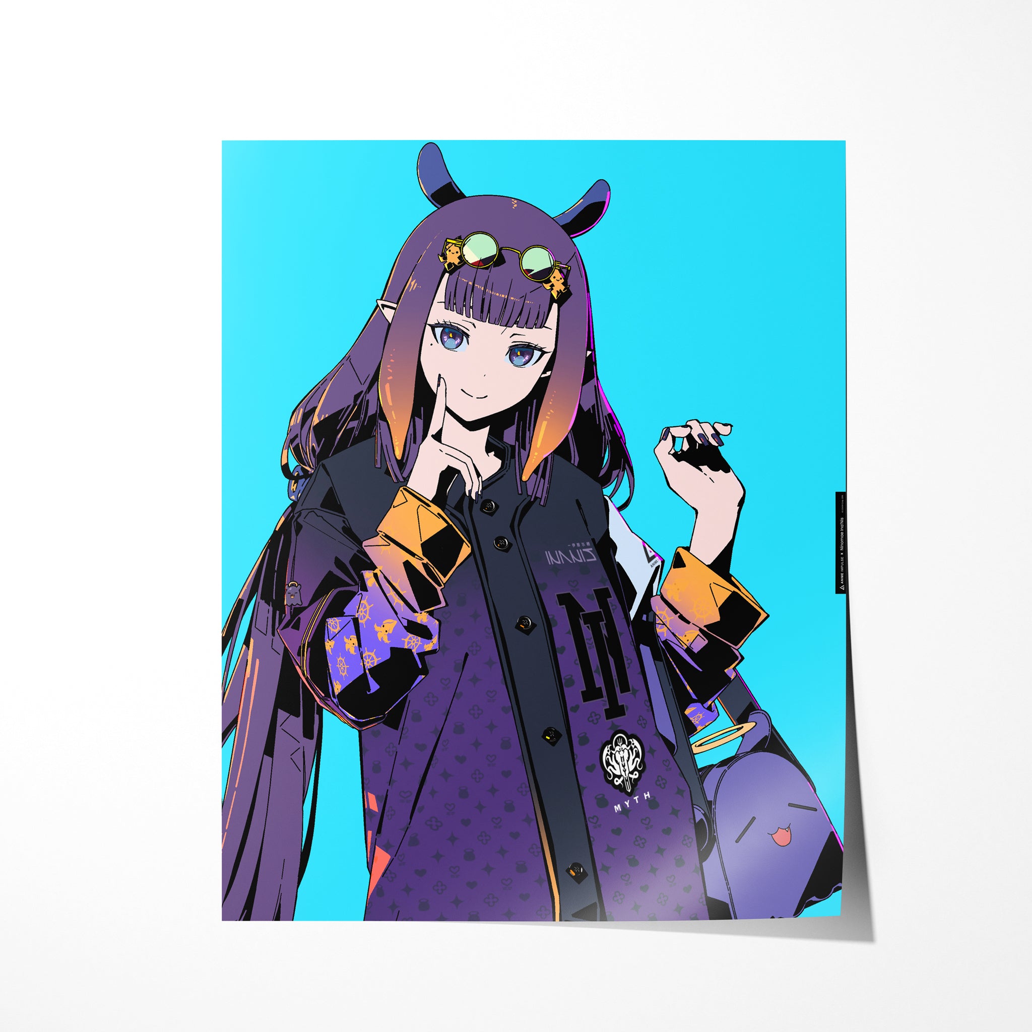 Ninomae Ina'Nis Poster x ANIME Impulse (Half Body) – IMPULSE