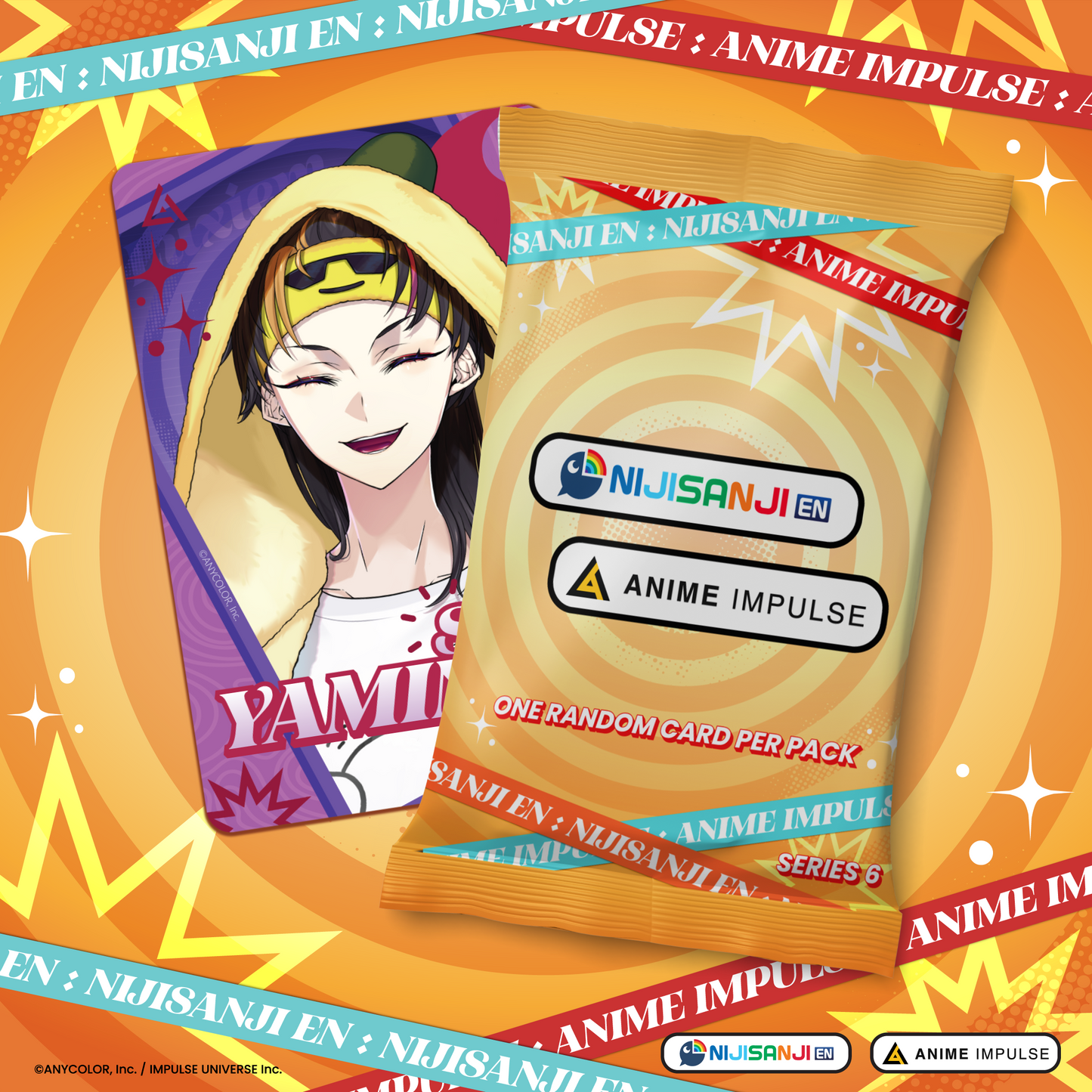 PRE-ORDER NIJISANJI EN X ANIME Impulse Random Photocard Series 6