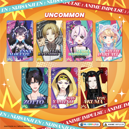 PRE-ORDER NIJISANJI EN X ANIME Impulse Random Photocard Series 6