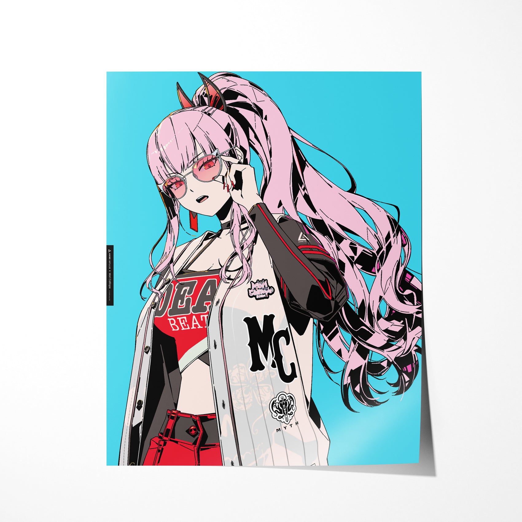 Mori Calliope Poster x ANIME Impulse (Half Body)