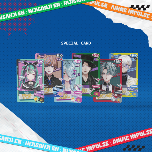 NIJISANJI EN X ANIME Impulse Random Photocard Series 4 (LIMIT 100 - Read Description)